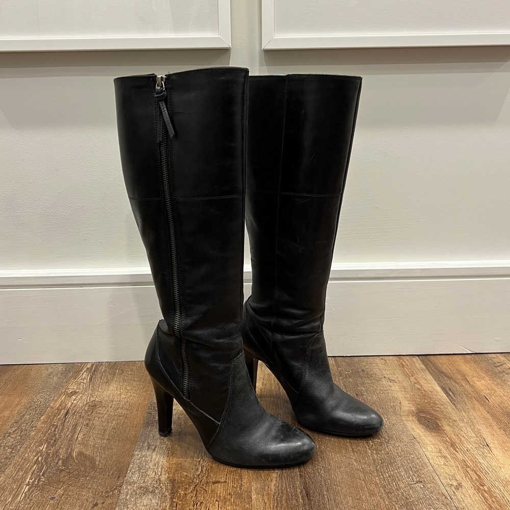 Nine West Knee High Black Boots